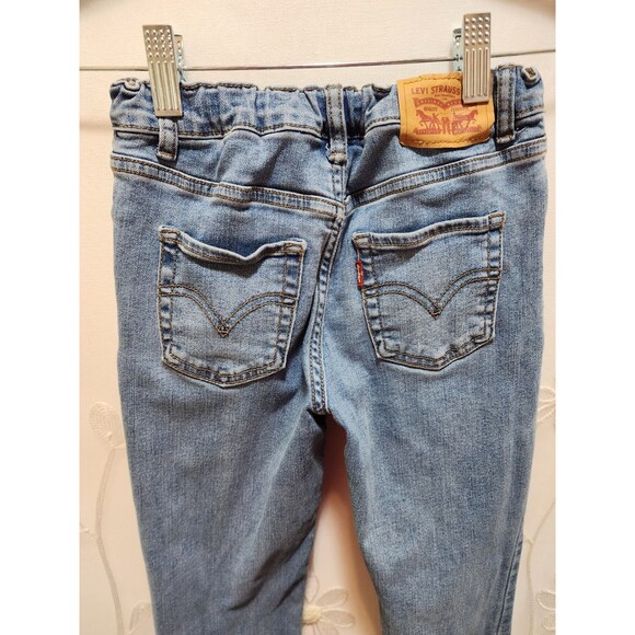 Levis Jeans Girls 8 Blue Jeans Adjustable Denim Bootcut Classic Mid Rise Staple - Picture 8 of 16